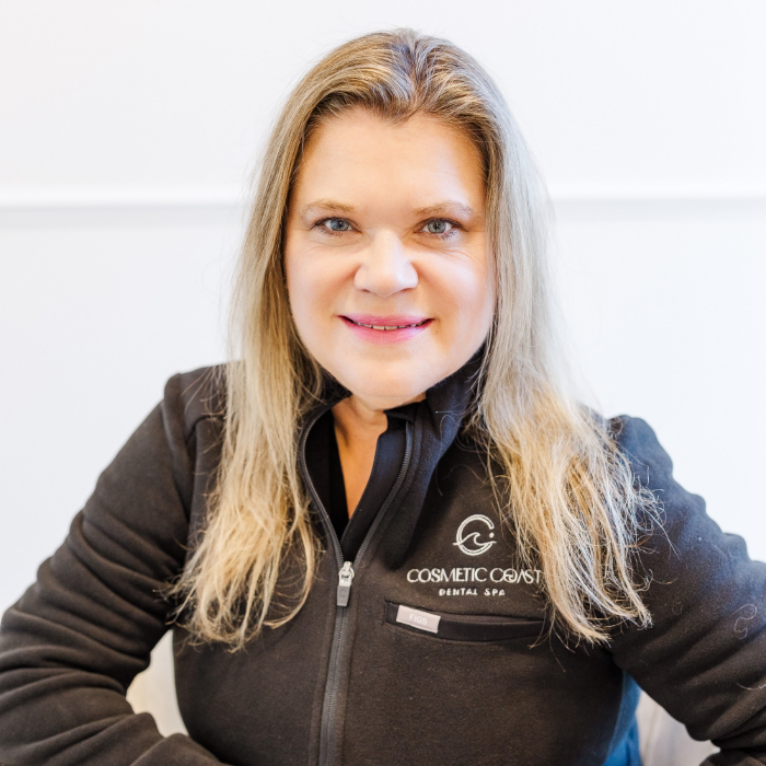 Dental office manager Suzanne Moyers